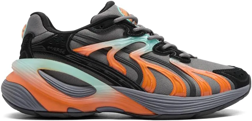 Мужские кроссовки PUMA Inverse Fission с шнуровкой - серые, повседневные, серый — фото 2