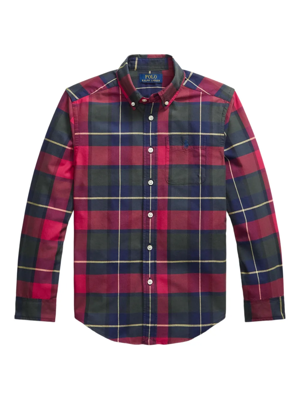 

Рубашка в клетку POLO RALPH LAUREN KIDS, красный