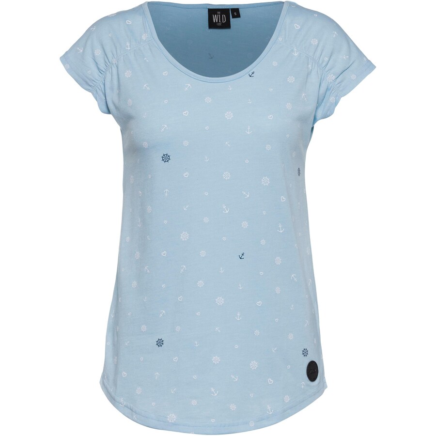 

Футболка WLD Shirt Follow Rivers, цвет light blue/dark blue
