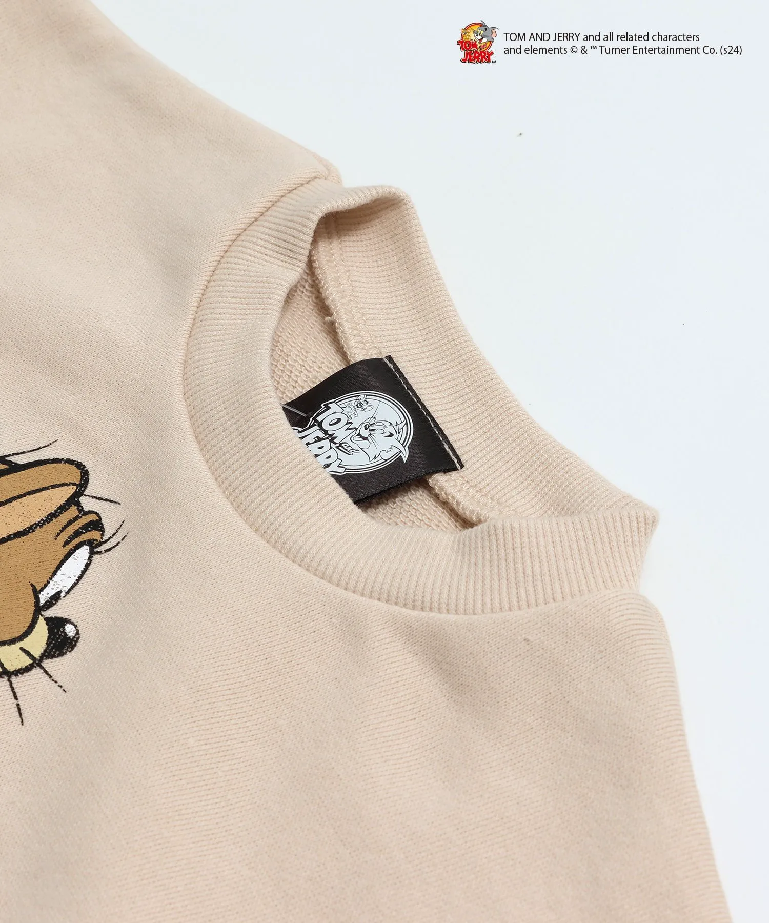 Флисовая толстовка с изображением Тома и Джерри Tom and Jerry, A Standing/Cream — фото 4