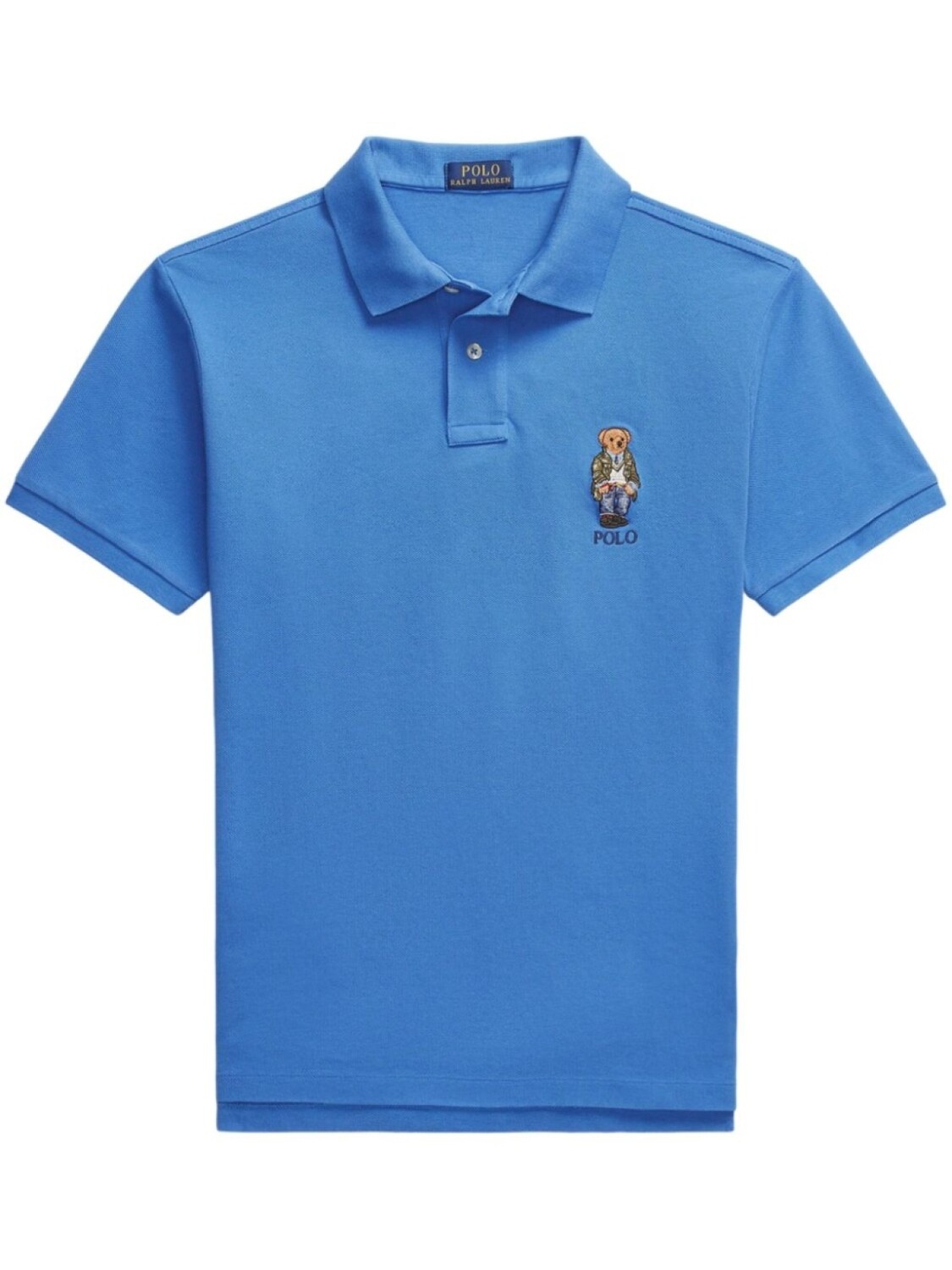 

Polo Ralph Lauren рубашка поло с вышивкой Polo Bear, синий