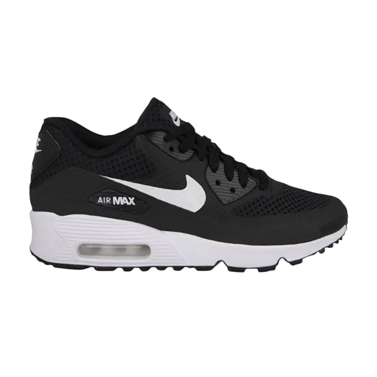 

Кроссовки Nike Air Max 90 Breathe GS 'Black', черный