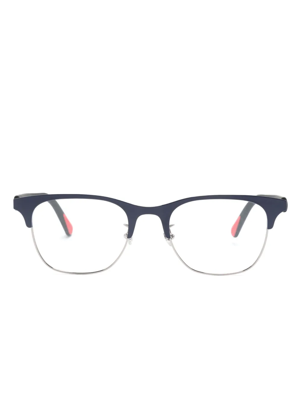 

Очки в квадратной оправе с логотипом Moncler Eyewear, синий