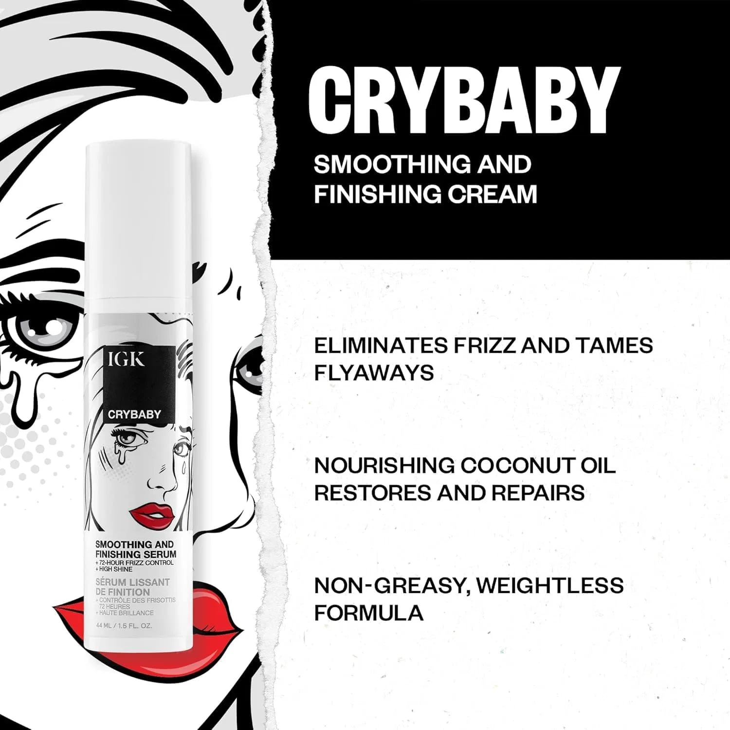 Сыворотка для волос IGK Crybaby 1.5 oz — фото 3