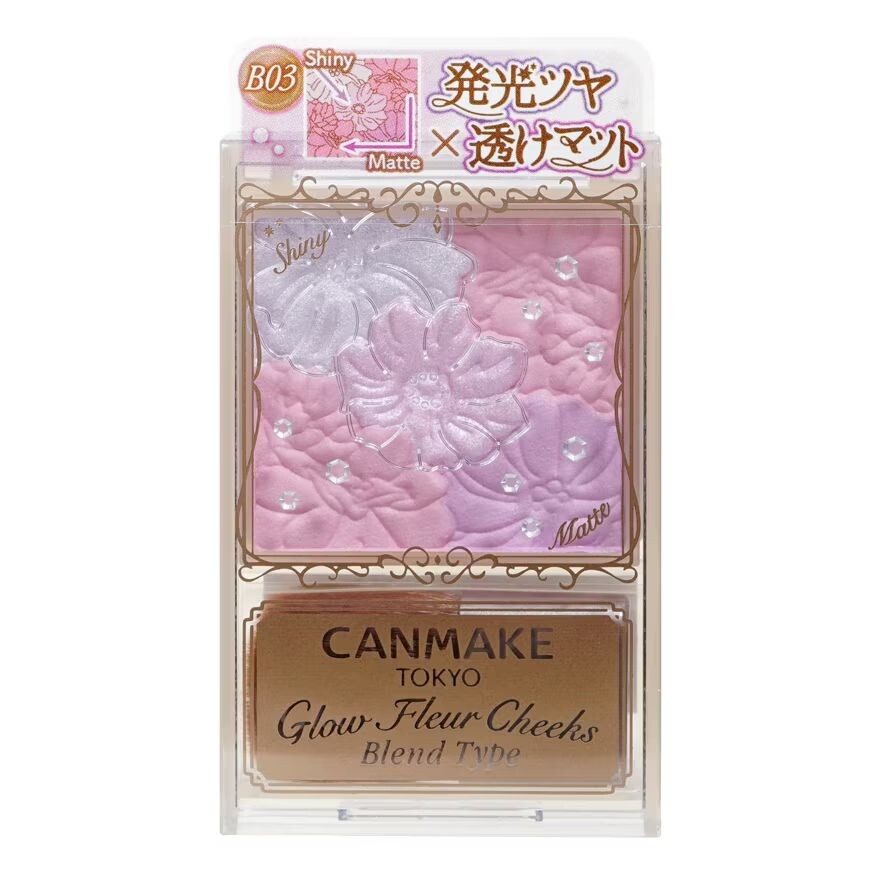 

Canmake Glow Fleur Cheeks 5,4г. B03 Лавандовая мечта, B Lavender Dream