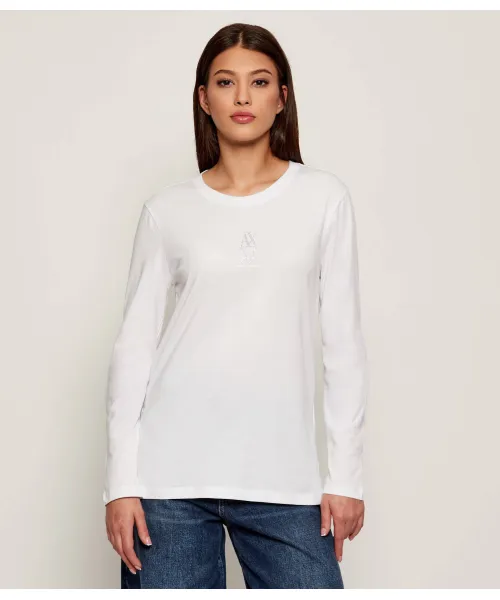 

Блуза Regular fit Armani Exchange, белый