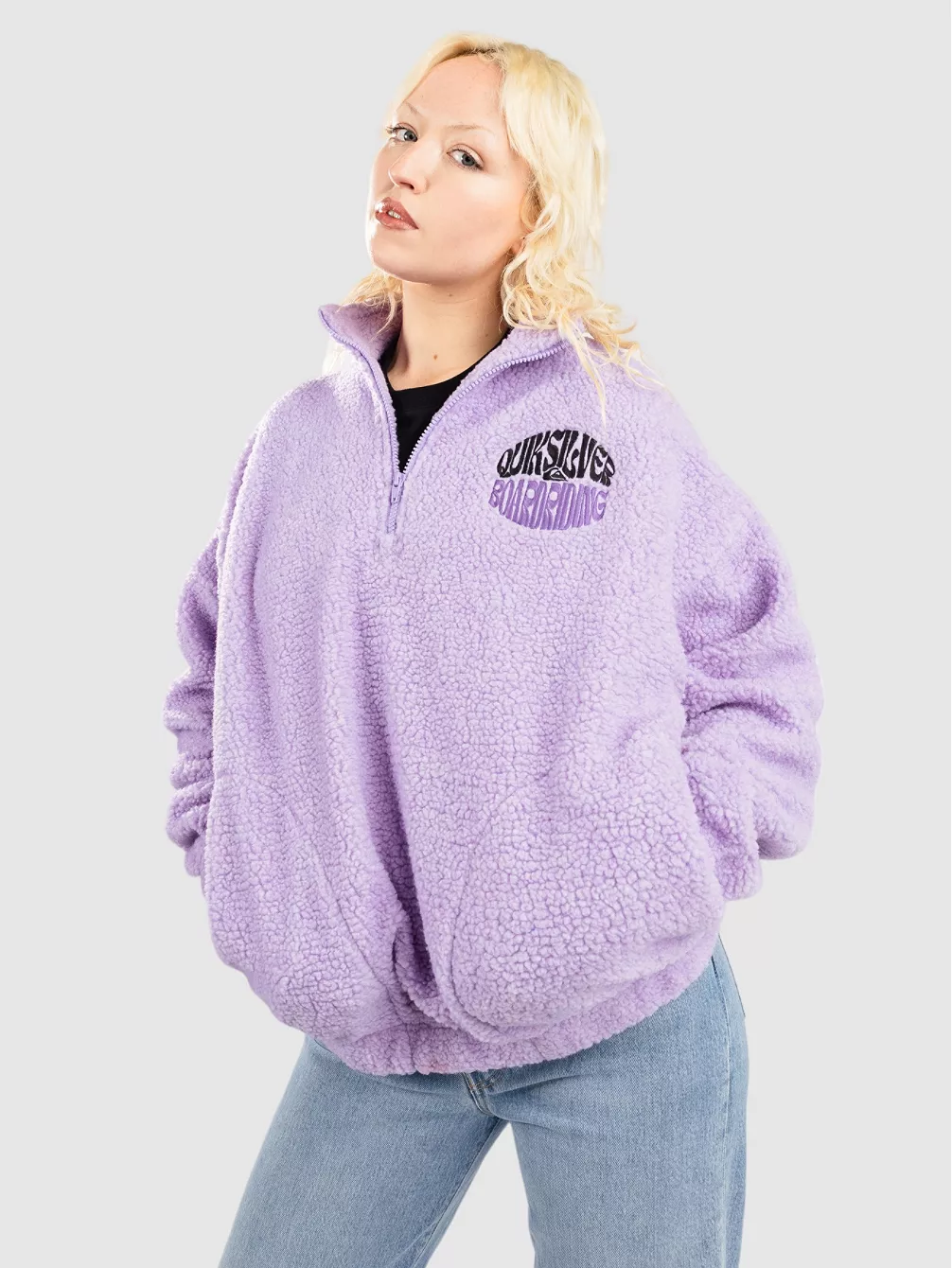 

Толстовка Uni Hz Popcorn Quiksilver, фиолетовый