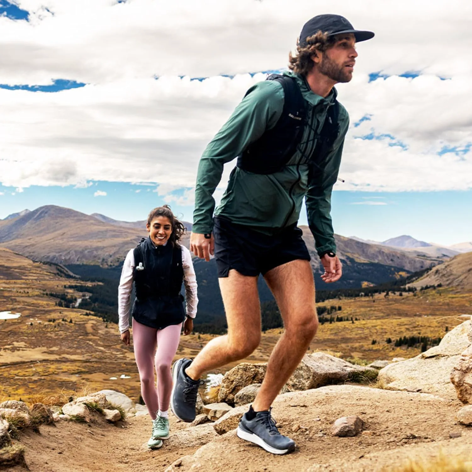 Мужские кроссовки Topo Athletic Traverse с комфортной амортизацией и прочной подошвой, перепад высоты 5 мм, для походов и бега, серый — фото 4