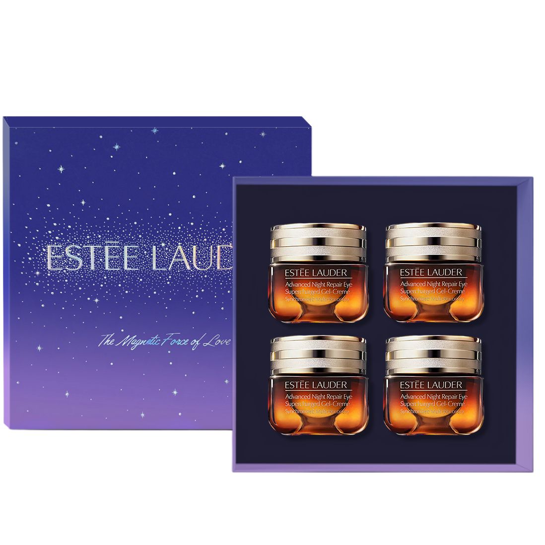 Гель-крем для кожи вокруг глаз Estée Lauder Advanced Night Repair Eye Supercharged в подарочной упаковке, 15 мл*4