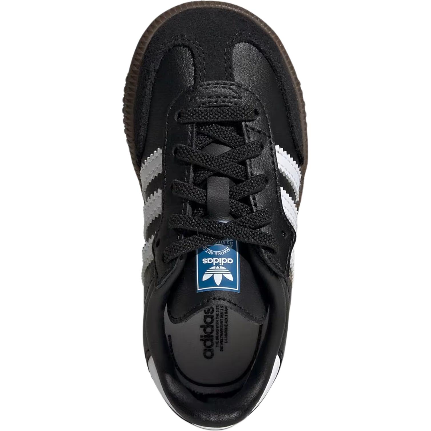 Adidas Originals Samba OG устойчивые к истиранию низкие детские ботинки Black Infant And Toddler — фото 4