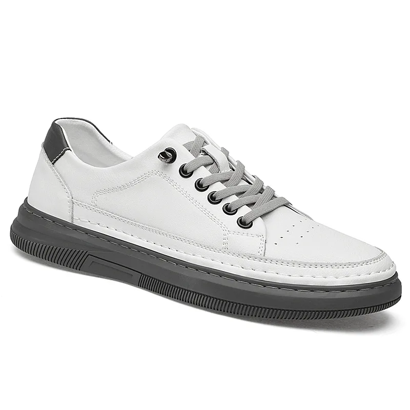 TOMAY Мужские повседневные туфли low top черно-белые — фото 4