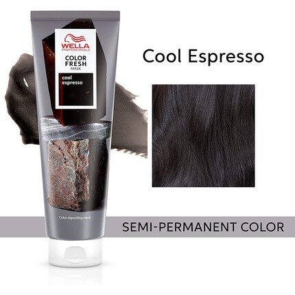 Professionals Color Fresh Mask Временное лечение Полуперманентная краска для волос Cool Espresso 150 мл, Wella — фото 2