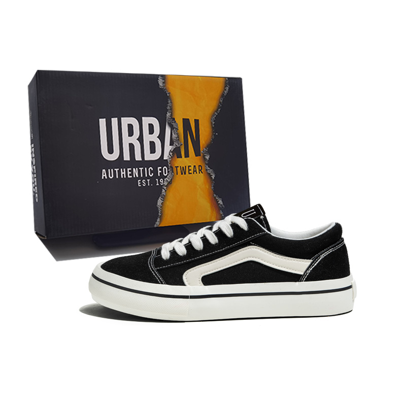 

Нескользящие износостойкие низкие мужские кроссовки URBAN AUTHENTIC, Black