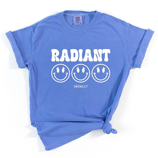 

SWSmiley radiant groovy outline - женская футболка с принтом, окрашенная в стиле garment dyed Simply Sage Market, Flo Blue, Зеленый, SWSmiley radiant groovy outline - женская футболка с принтом, окрашенная в стиле garment dyed Simply Sage Market, Flo Blue