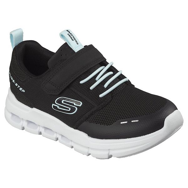 Кроссовки Glide-Step flow для девочек с амортизацией Skechers, Black