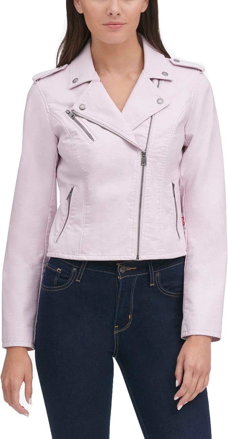 

Женская куртка-косуха Levi's классическая кожаная, красный