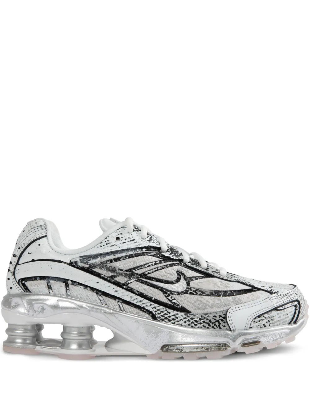 

Кроссовки Shox Ride 2 "Metallic Platinum" Nike, белый