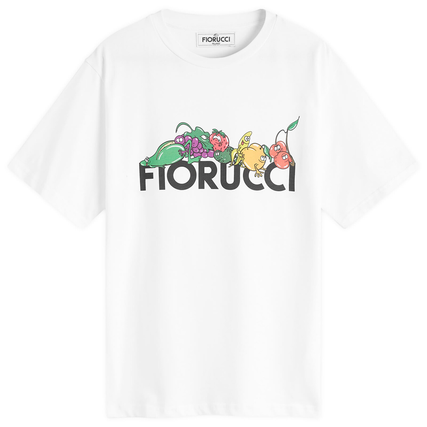 

Футболка Fiorucci Fruit Print Regular Fit T-Shirt, белый