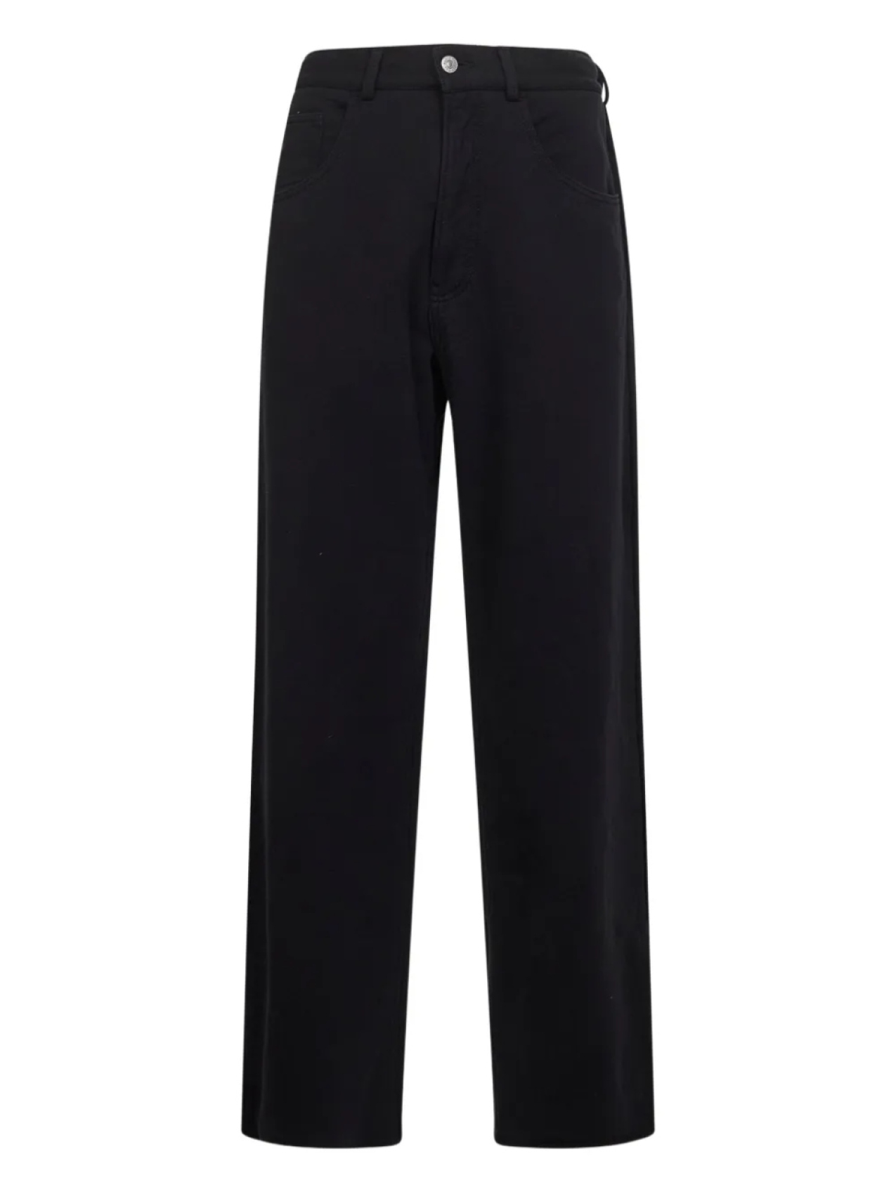 

Хлопковые брюки MM6 Maison Margiela, черный