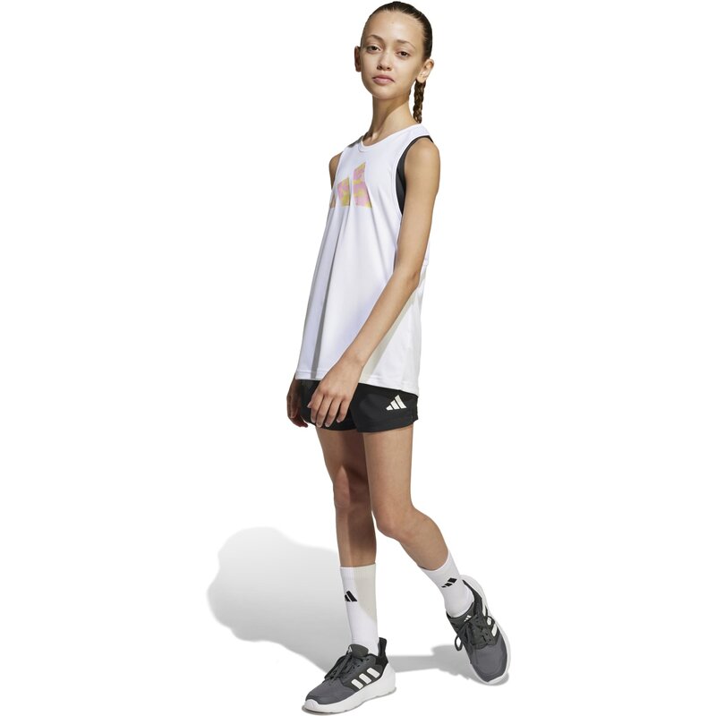 Шорты для тренировок с цветочным принтом для детей Adidas, мультиколор — фото 4