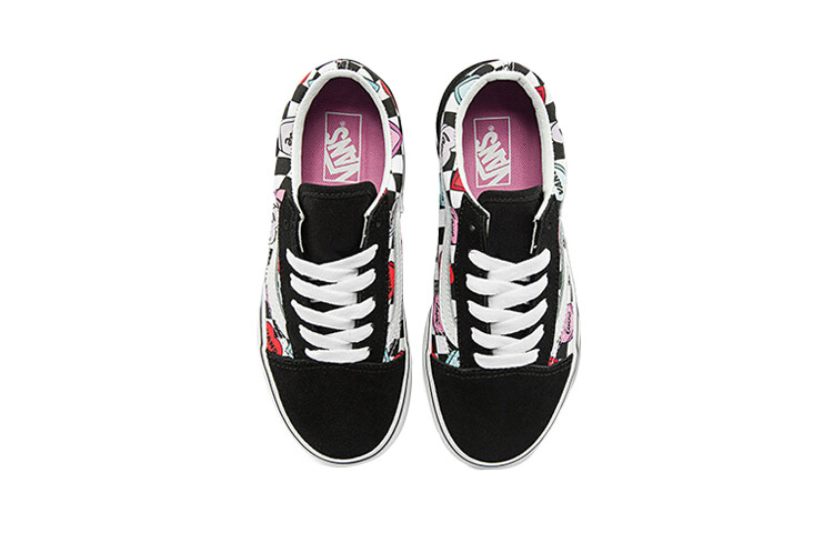 Детские низкие кеды с принтом в виде сердца Vans — фото 3