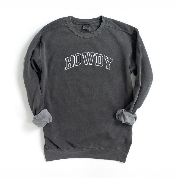 

Вышитый свитшот Howdy Varsity Outline для женщин с эффектом окрашенной одежды Simply Sage Market, Pepper, Зеленый, Вышитый свитшот Howdy Varsity Outline для женщин с эффектом окрашенной одежды Simply Sage Market, Pepper
