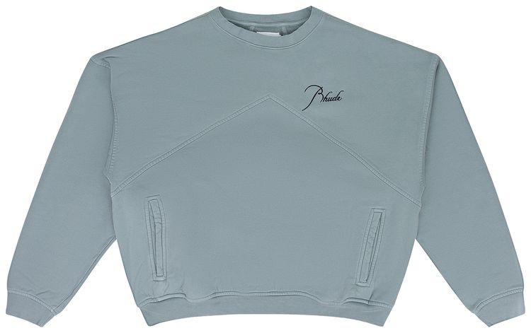 

Свитшот Rhude Crewneck, зеленый