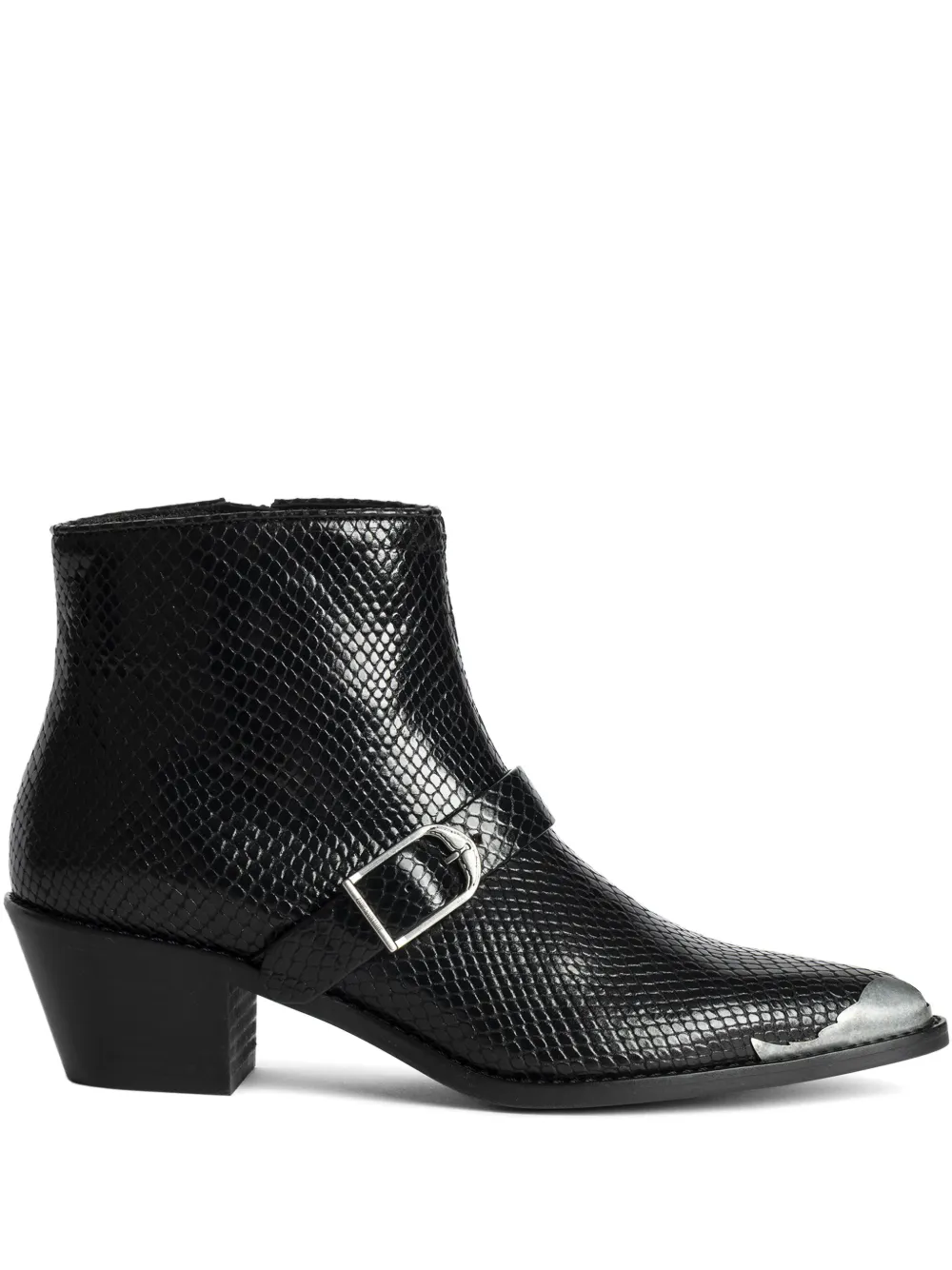 Ковбойские сапоги Tylow Wild Mirror с пряжками Zadig&Voltaire, черный