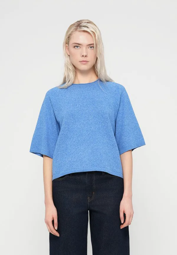 

Футболка onlloyal 2/4 с круглым вырезом, базовая модель. Only, Ultramarine, Синий, Футболка onlloyal 2/4 с круглым вырезом, базовая модель. Only, Ultramarine