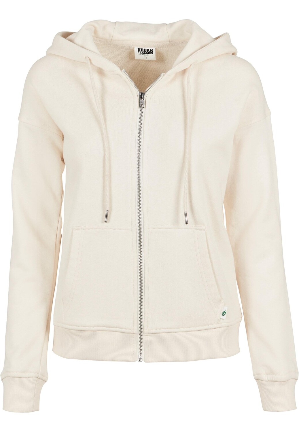 

Толстовка Urban Classics Zip Kapuzenpullover, белый