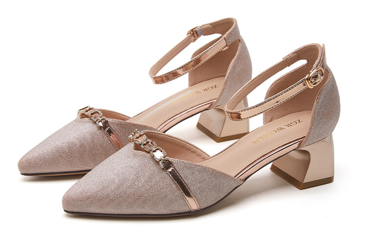 Туфли женские повседневные Women's Casual Shoes Women's Champagne Gold Zgr, цвет Champagne Gold — фото 3