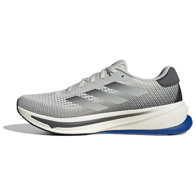 

Кроссовки для бега SUPERNOVA RISE унисекс с низким верхом серые/белые Adidas