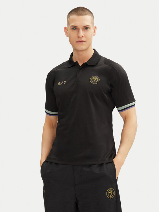 

Рубашка поло стандартный крой 7M000257 AF13537 UC001 Ea7 Emporio Armani, черный