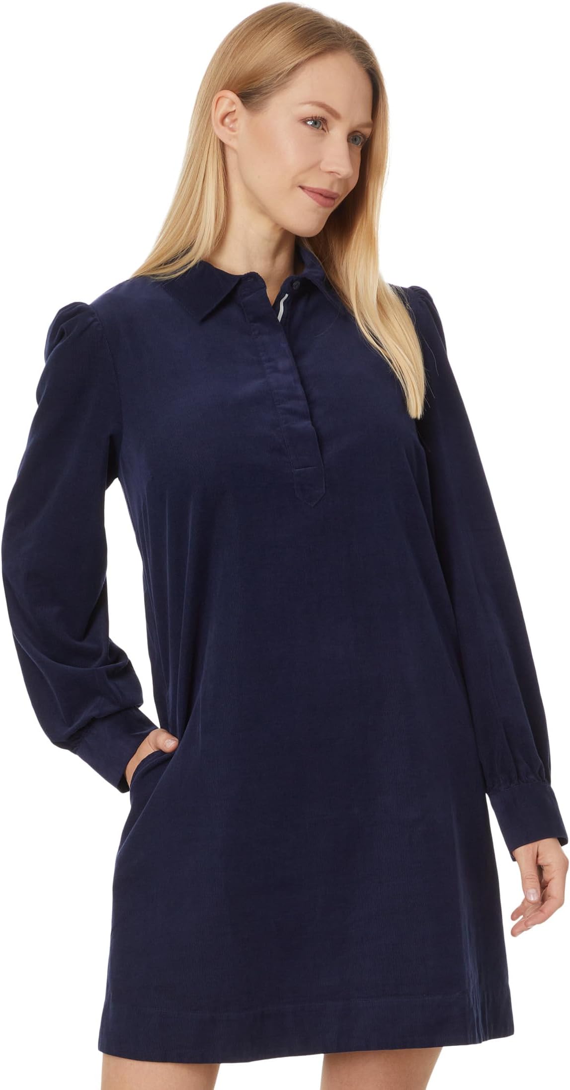 

Платье Vineyard Vines Cord Popover Dress, цвет Nautical Navy