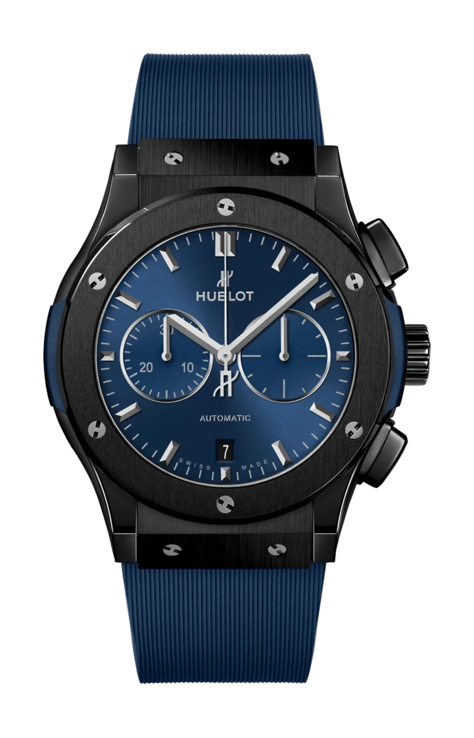 

Часы classic fusion ceramic blue chronograph 42 мм Hublot