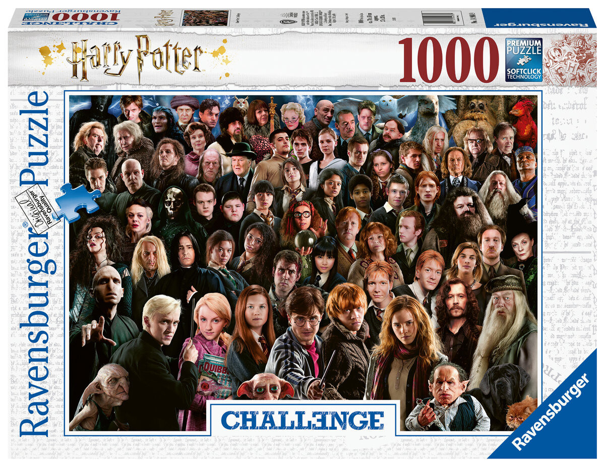 

Пазл Ravensburger, Challenge, Harry Potter, 1000 шт.