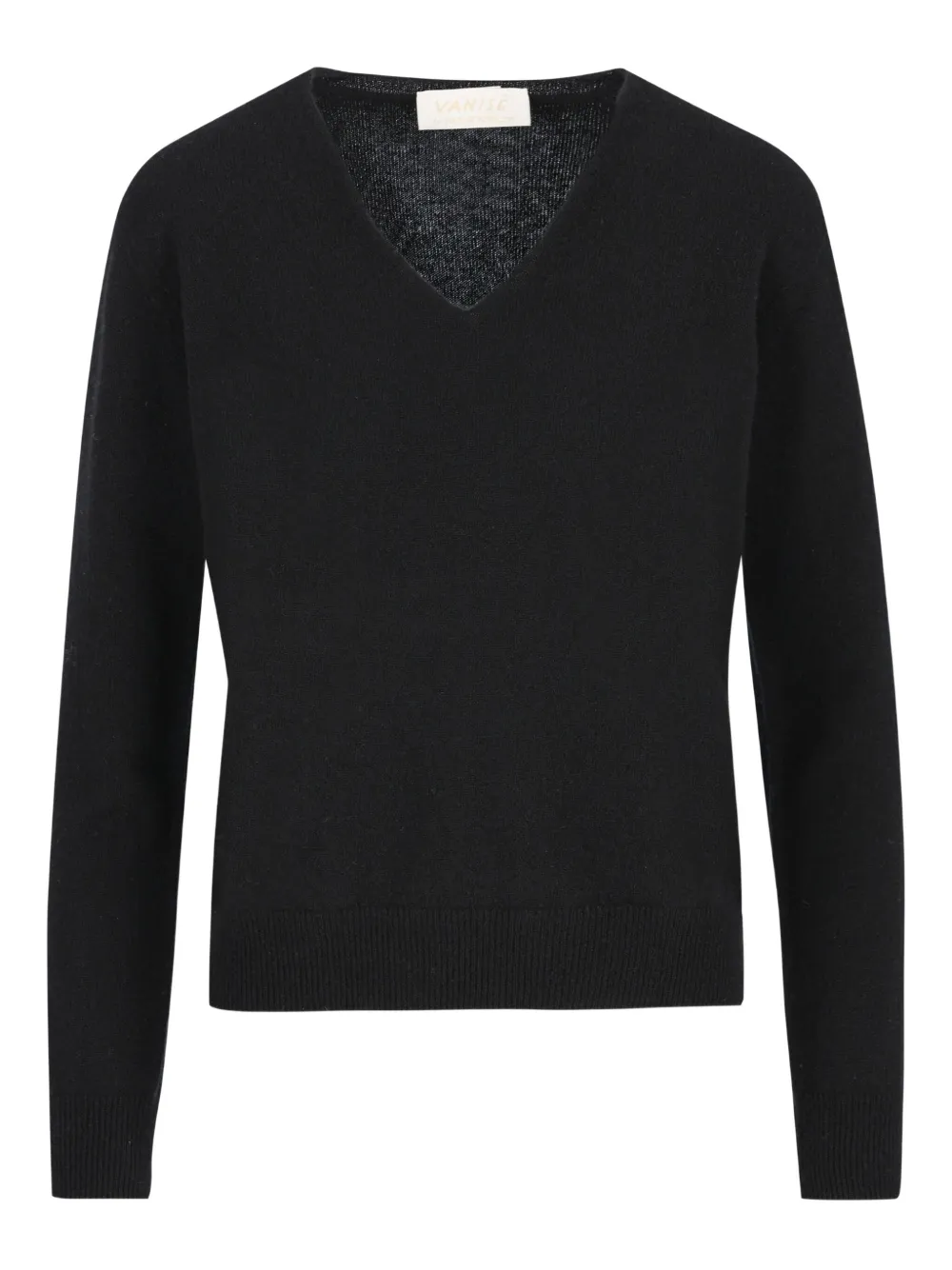 

Кашемировый свитер с V-образным вырезом Vanisè, черный