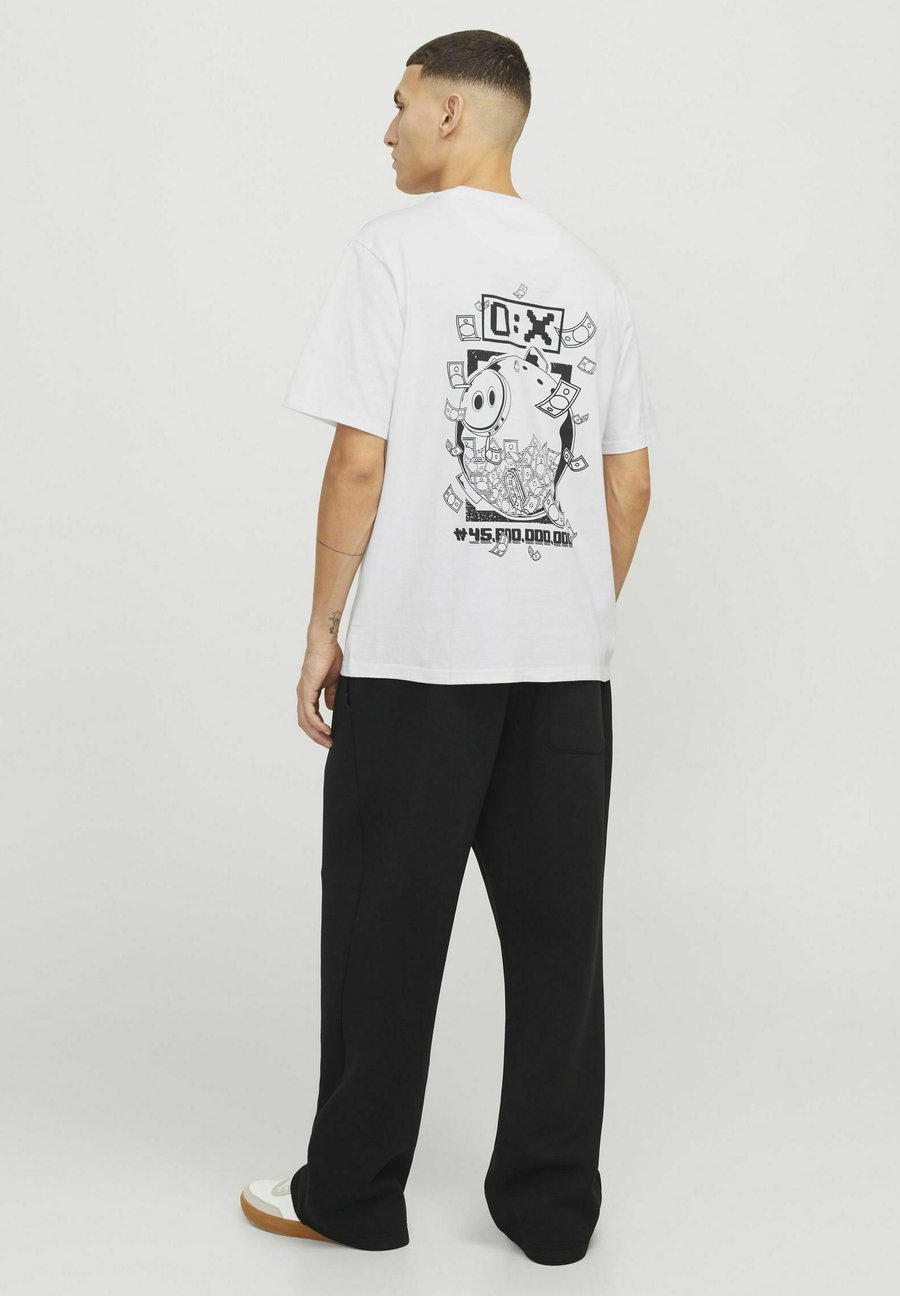 

Футболка Jack & Jones JJSQUIDGAME, Bright White/Off-White, Белый, Футболка Jack & Jones JJSQUIDGAME, Bright White/Off-White