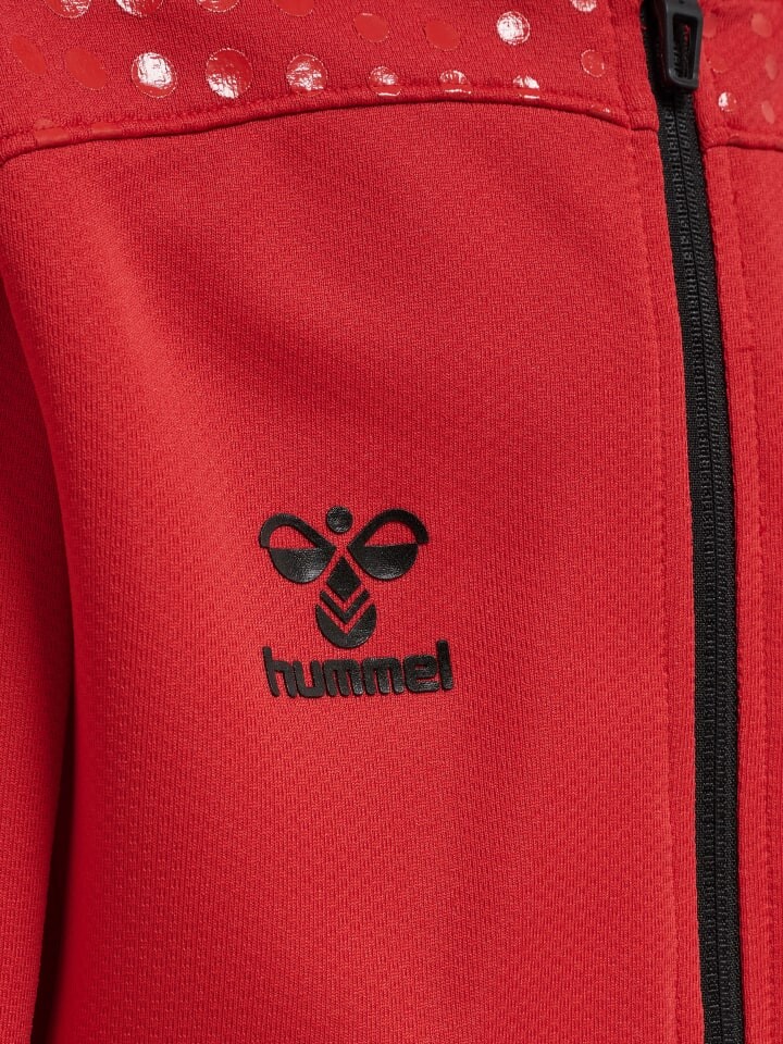 Худи Hummel Reißverschluss Hmllead Fußball Kinder, цвет true red — фото 3