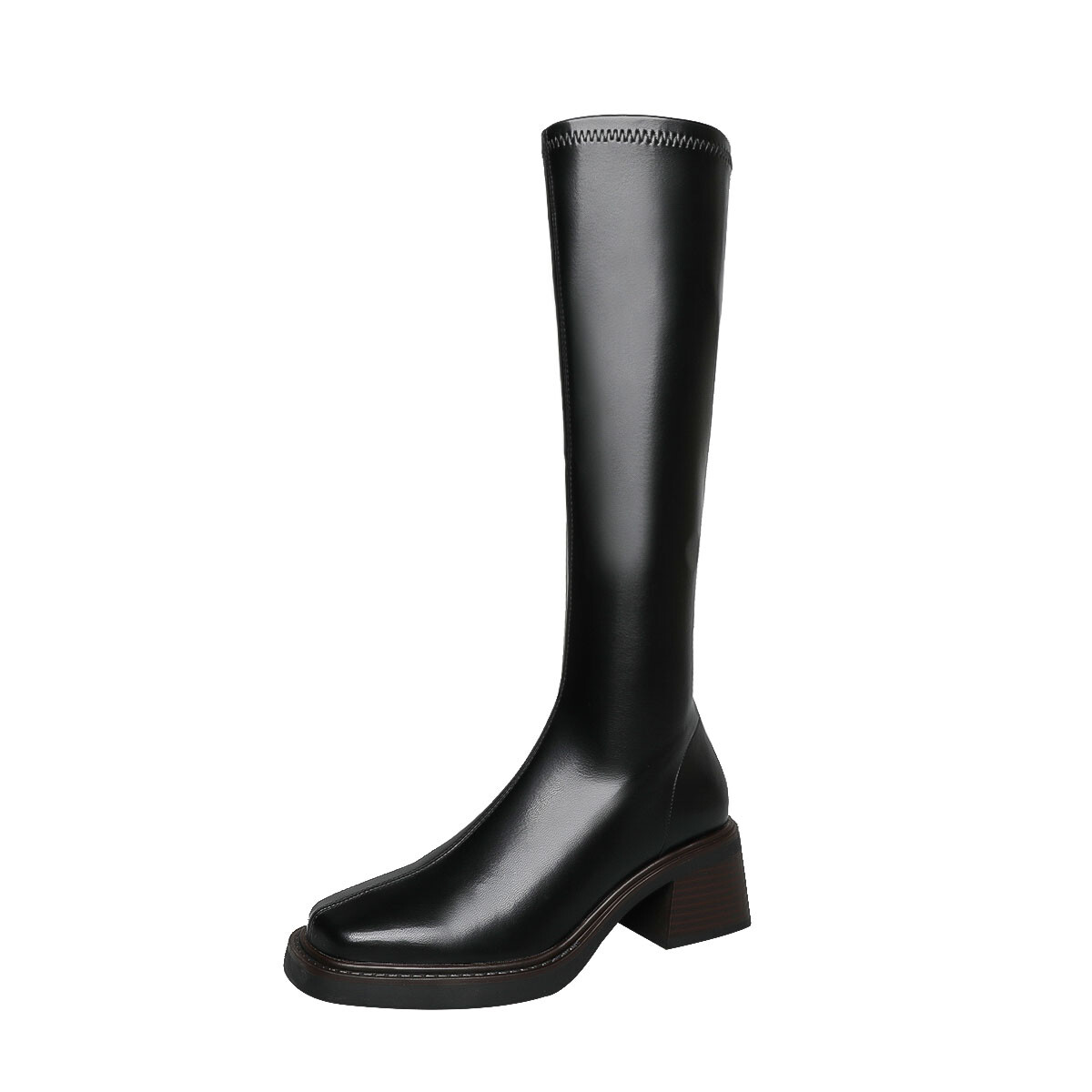

Сапоги женские Pwpj, цвет Black leather