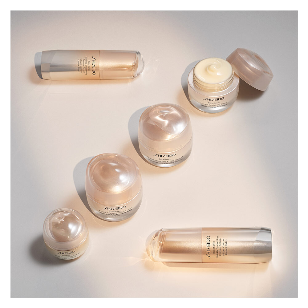 Крем для лица Shiseido — Против морщин Benefiance wrinkle smoothing day cream spf25, 50 мл — фото 4