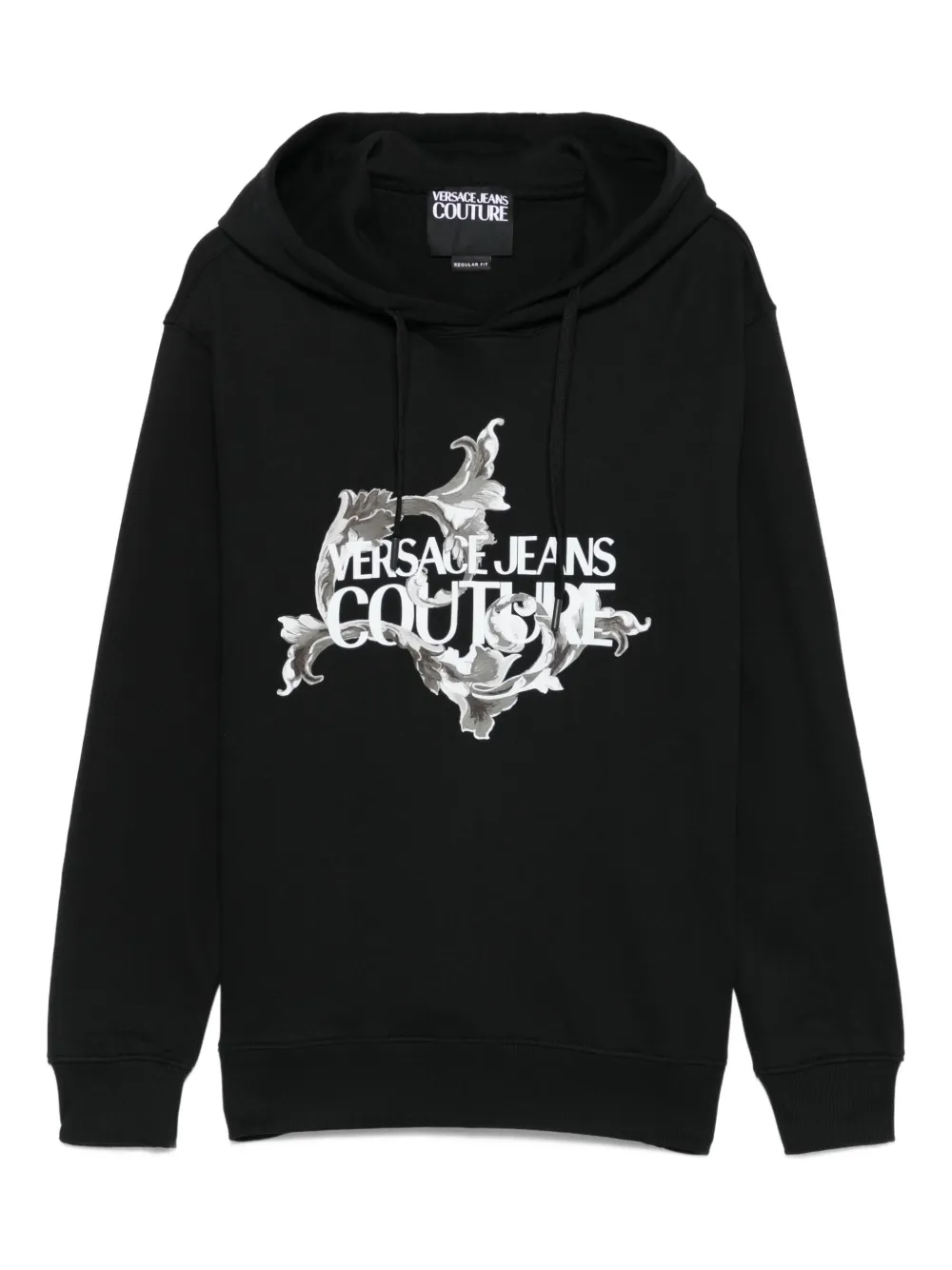 

Худи с логотипом Versace Jeans Couture, черный