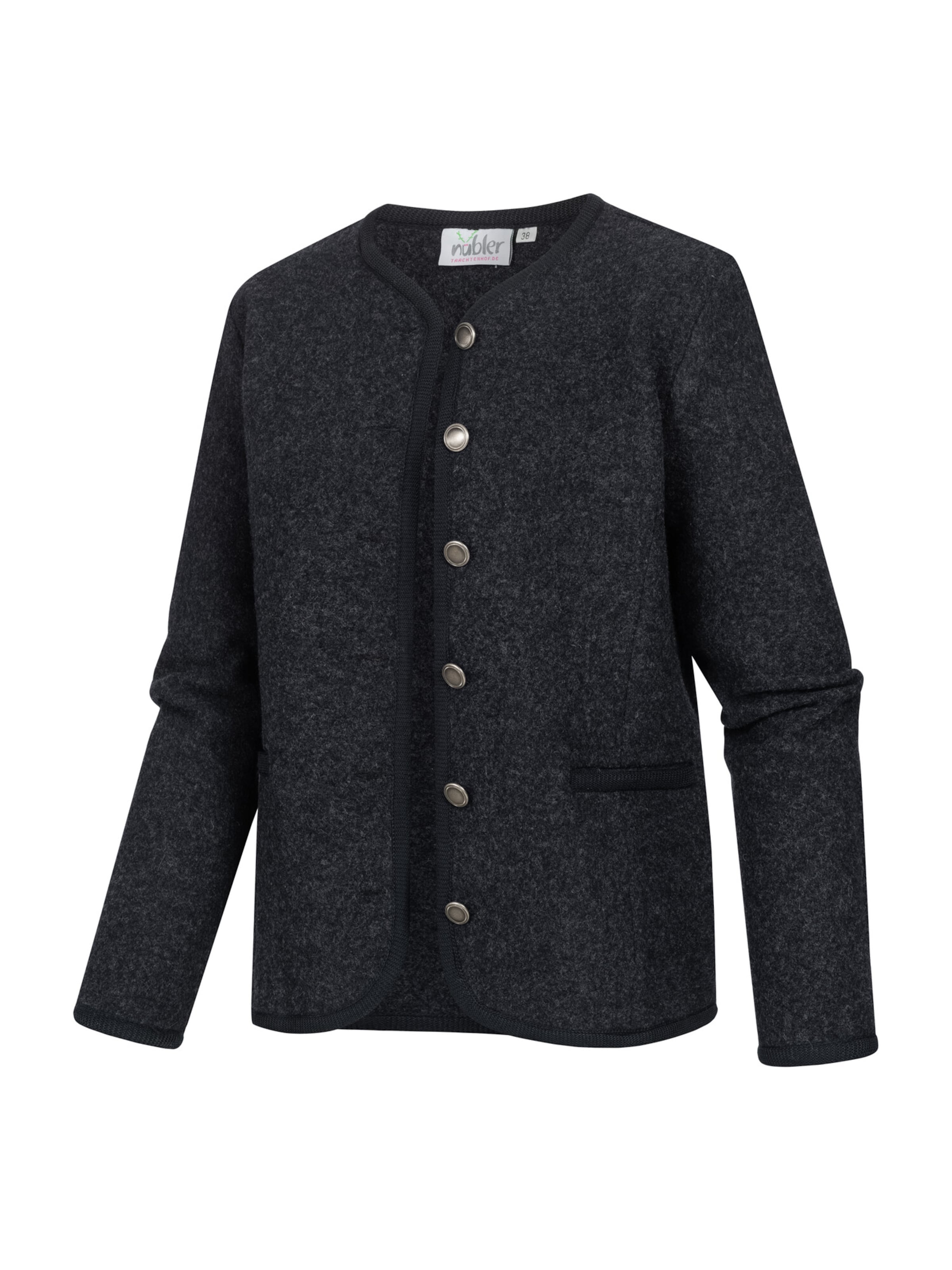 

Trachtenhof Nübler Вязаный джанкер 'Walkjacke Sina' в синем цвете