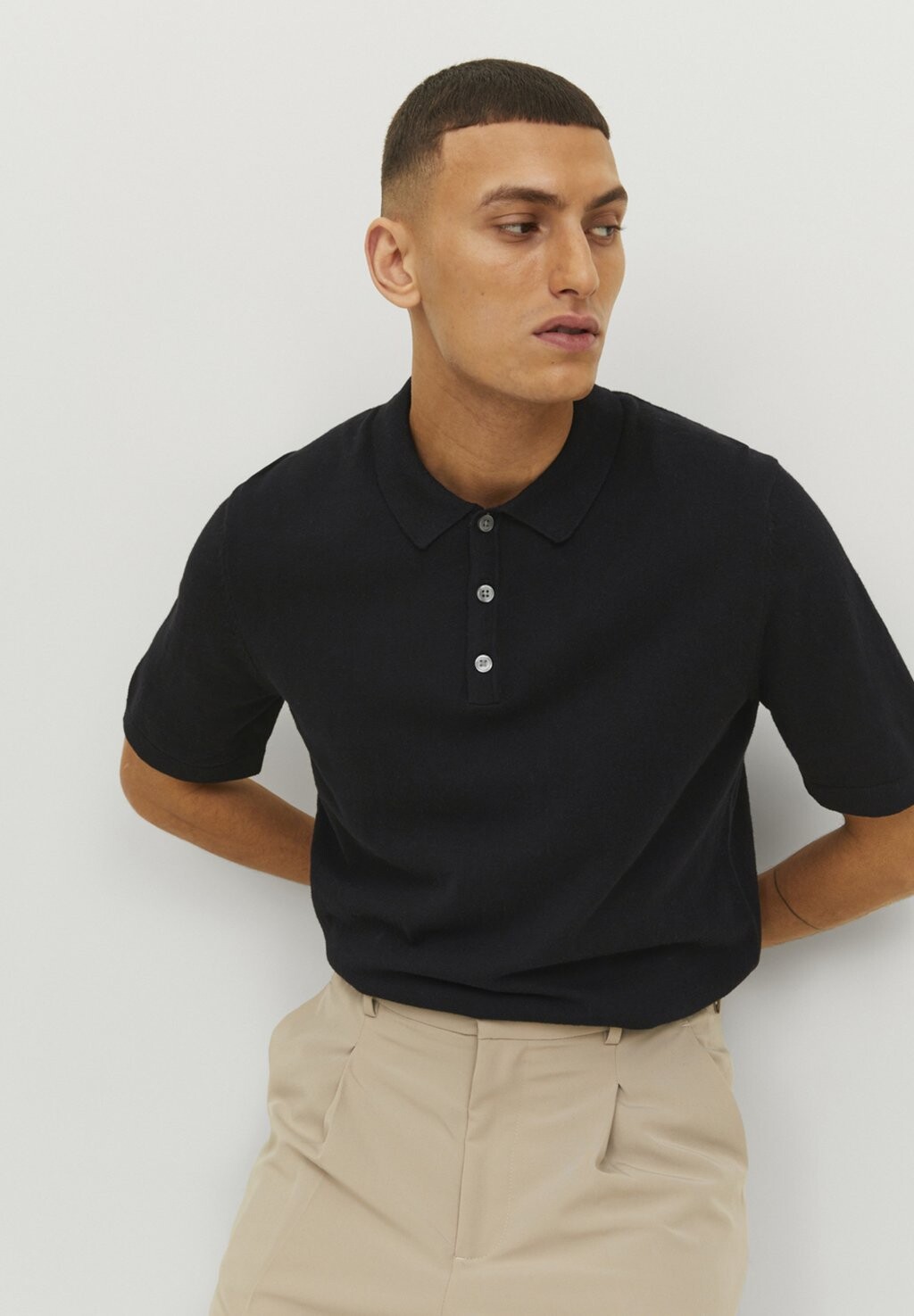 

Поло Jack & Jones, черный