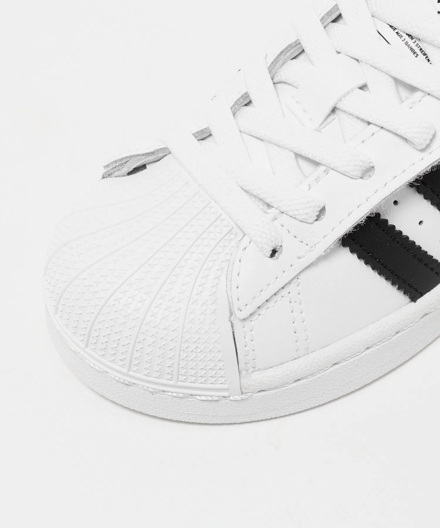 Детские кроссовки Adidas Originals Superstar II с липучками чёрные — фото 3