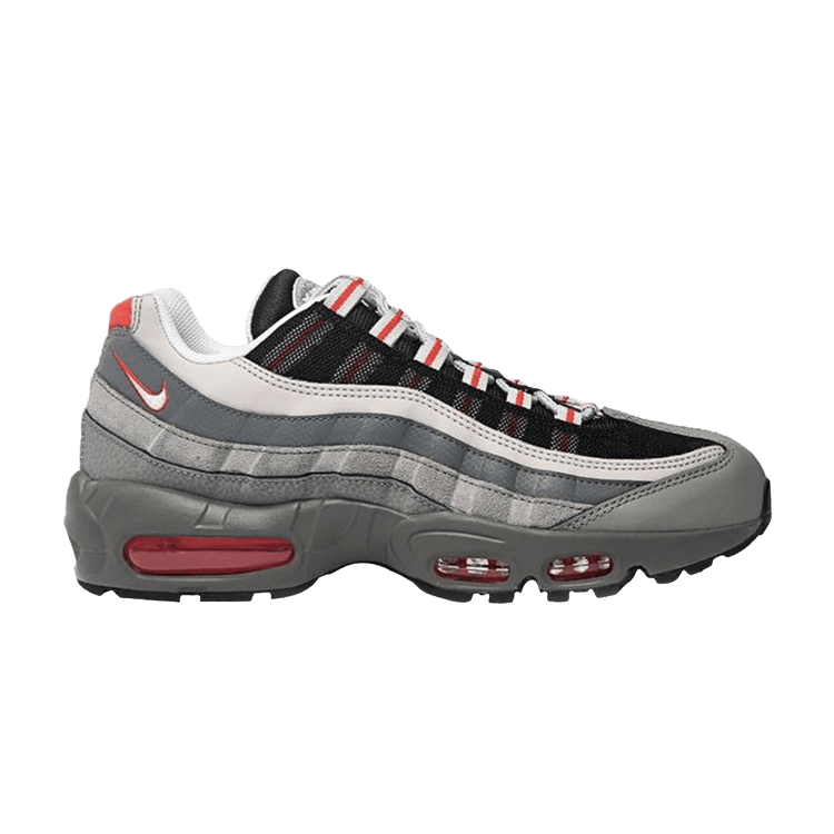 

Кроссовки Nike Air Max 95 Essential 'Particle Grey Track Red', серый