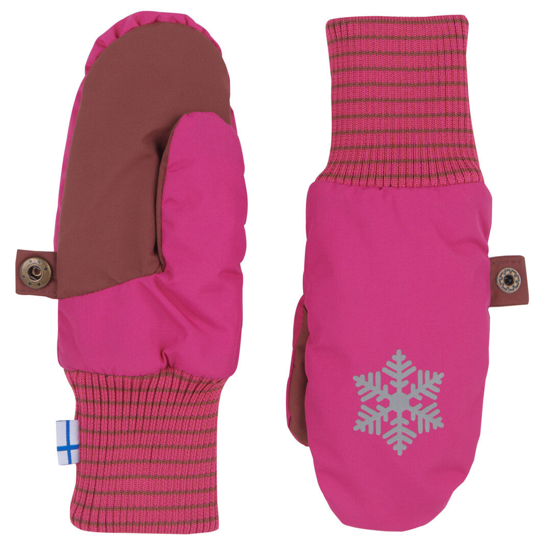 

Перчатки Finkid Rukkanen, цвет Raspberry/Sable