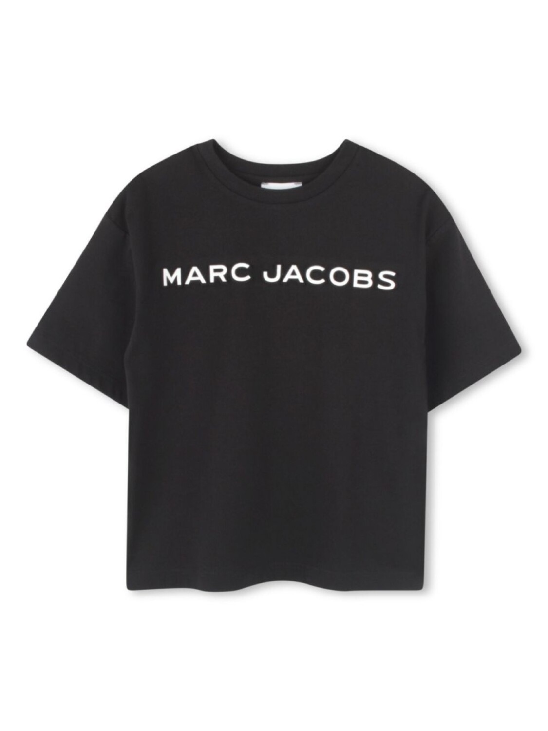 

Marc Jacobs Kids футболка с тисненым логотипом, черный