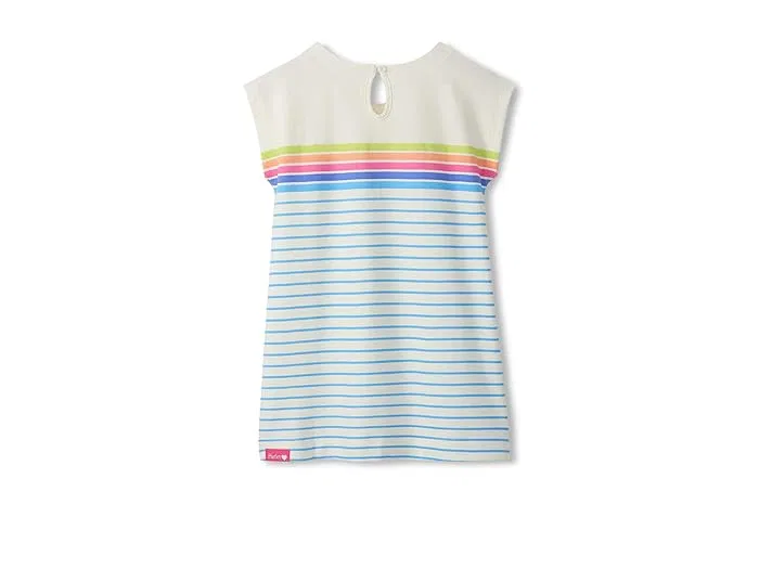 Платье свободное Rainbow Stripe Hatley Kids, Cami Lace — фото 2