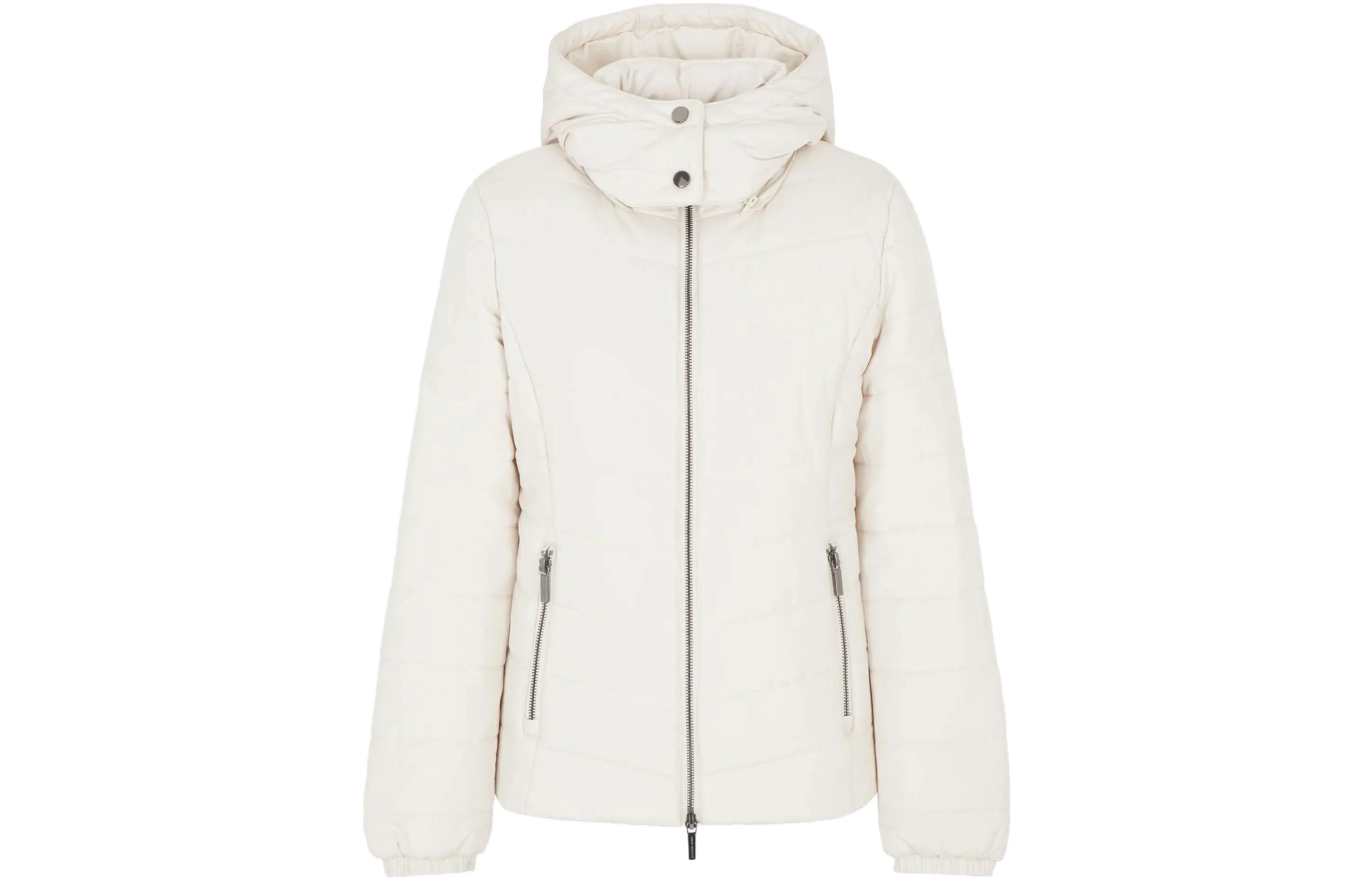

Утепленная куртка на молнии ARMANI EXCHANGE, Ecru, Бежевый, Утепленная куртка на молнии ARMANI EXCHANGE, Ecru